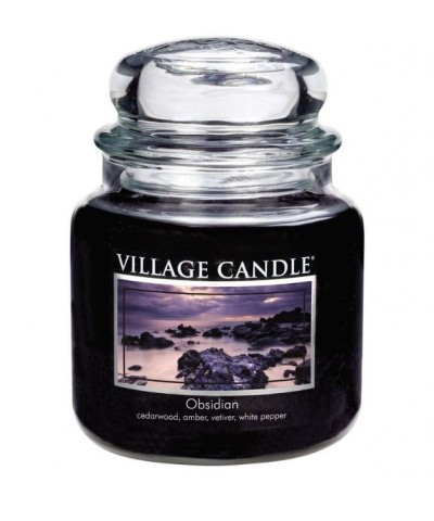 Village Candle - Świeca Średnia - Obsidian