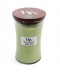 Woodwick - Green Tea & Lime - Zielona Herbata i Limonka - Świeca Zapachowa Duża Core