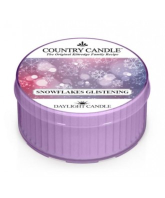 Country Candle - Snowflakes Glistening - Błyszczące Płatki Śniegu - Daylight
