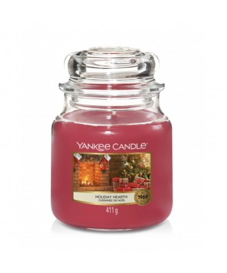 Yankee Candle - Holiday Hearth - Świeca Zapachowa Średnia