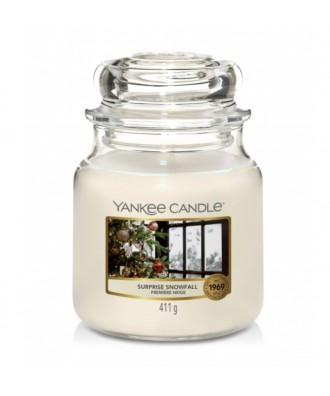 Yankee Candle - Surprise Snowfall - Świeca Zapachowa Średnia