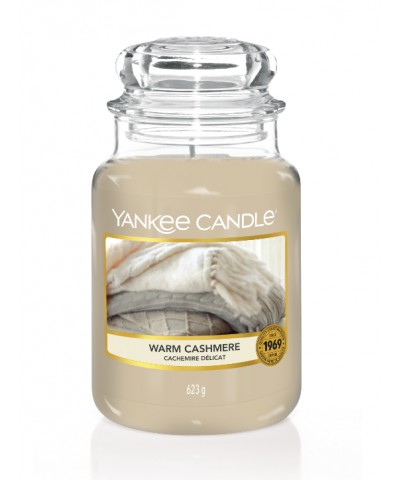 Yankee Candle - Warm Cashmere - Świeca Zapachowa Duża - Ciepły Kaszmir