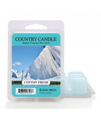 Country Candle - Cotton Fresh - Wosk Zapachowy