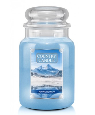 Country Candle - Alpine Retreat - Świeca Zapachowa Duża 2 Knoty