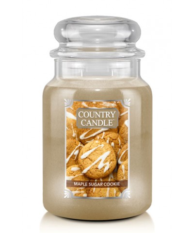 Country Candle - Maple Sugar Cookie - Świeca Zapachowa Duża 2 Knoty