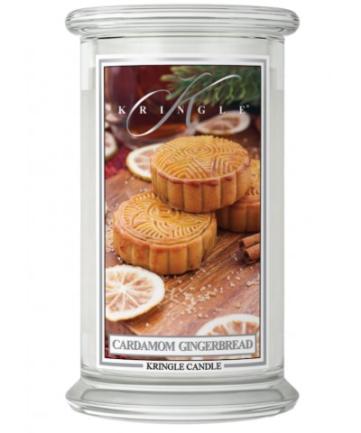 Kringle Candle - Cardamom Gingerbread - Świeca Zapachowa Duża 2 Knoty