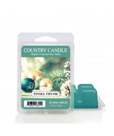 Country Candle - Tinsel Thyme - Wosk Zapachowy