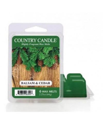 Country Candle - Balsam & Cedar - Wosk Zapachowy