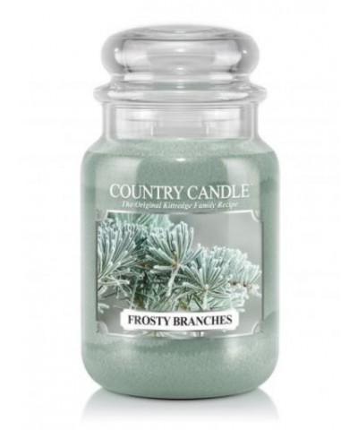 Country Candle - Frosty Branches - Świeca Zapachowa Duża - Zmrożone Gałęzie