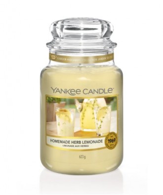 Yankee Candle - Homemade Herb Lemonade - Świeca Zapachowa Duża
