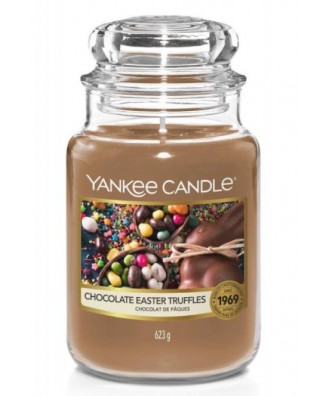 Yankee Candle - Chocolate Easter Truffles - Wielkanoc 2021 - Świeca Zapachowa Duża