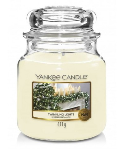 Yankee Candle - Twinkling Lights - Świeca Zapachowa Średnia