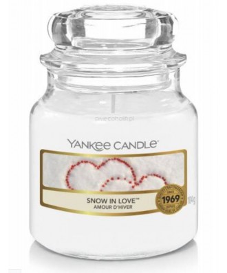 Yankee Candle - Snow In Love - Śniegowa Miłość - Świeca Zapachowa Mała