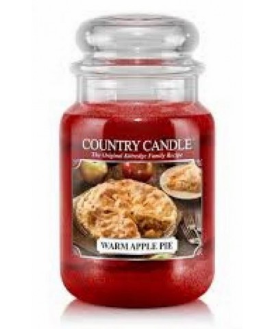 The Country Candle - Warm Apple Pie - Świeca Zapachowa Duża