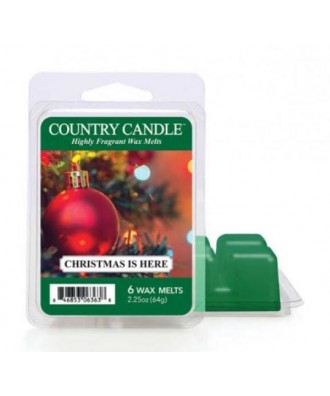 Country Candle - Christmas is Here - Wosk Zapachowy