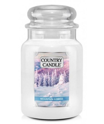 Country Candle - Mountain Sunrise - Świeca Zapachowa Duża 2 Knoty