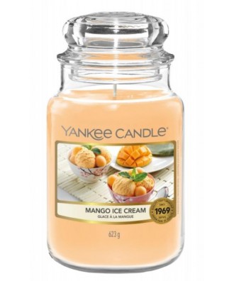 Yankee Candle - Mango Ice Cream - Świeca Zapachowa Duża