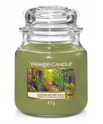 Yankee Candle - Autumn Nature Walk - Świeca Zapachowa Średnia