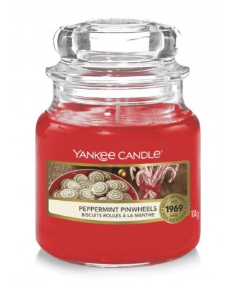 Yankee Candle - Peppermint Pinwheels - Świeca Zapachowa Mała
