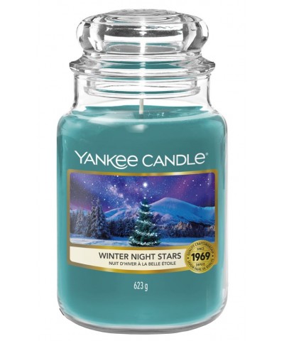 Yankee Candle - Winter Night Stars - Świeca Zapachowa Duża