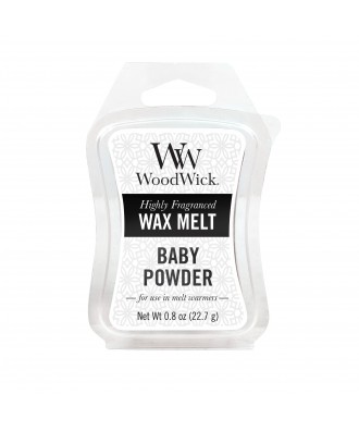 Woodwick - Baby Powder - Puder Dla Niemowląt - Wosk Zapachowy