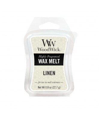 Woodwick - Linen - Pościel - Wosk Zapachowy